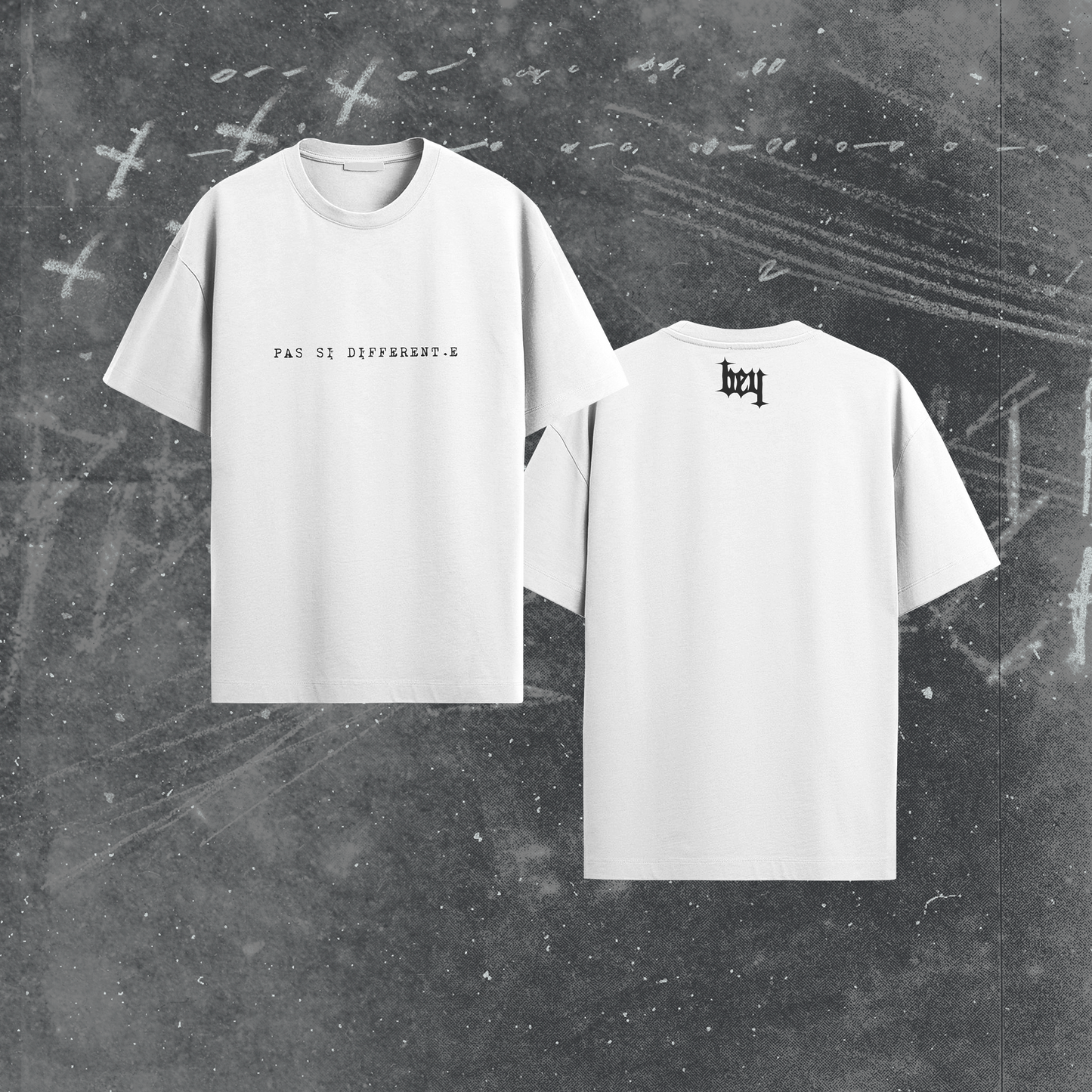 TEE SHIRT "PAS SI DIFFÉRENT.E"
