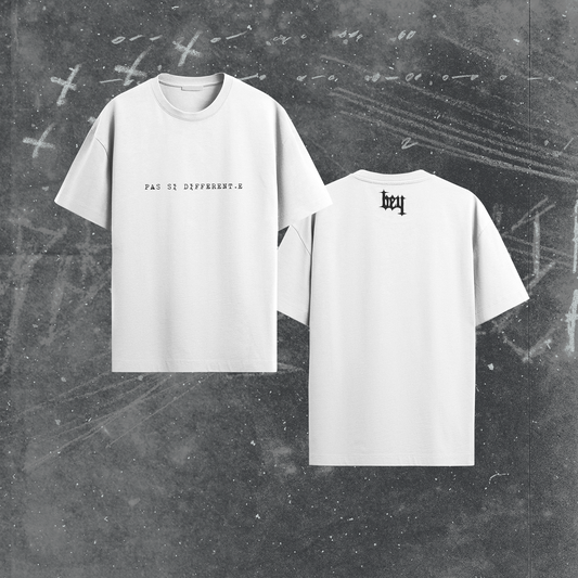 TEE SHIRT "PAS SI DIFFÉRENT.E"